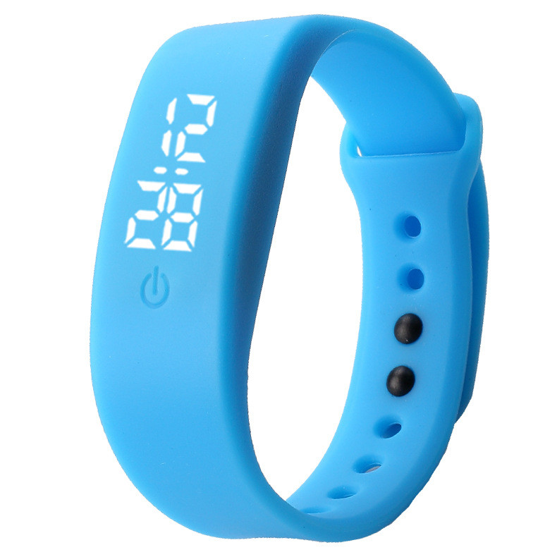 Colorful Promotional LED Silicone Watch Wrist Watch Logo Customized