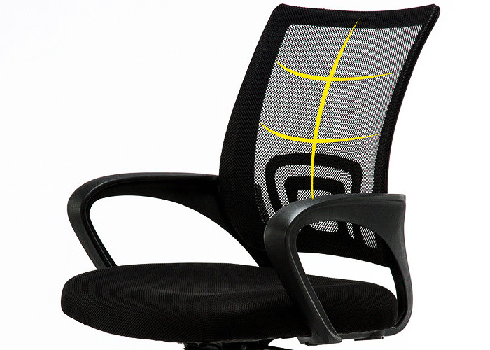 Adjustable Fixed Armrest 22.6 Pounds Ergo Mesh Office Chair