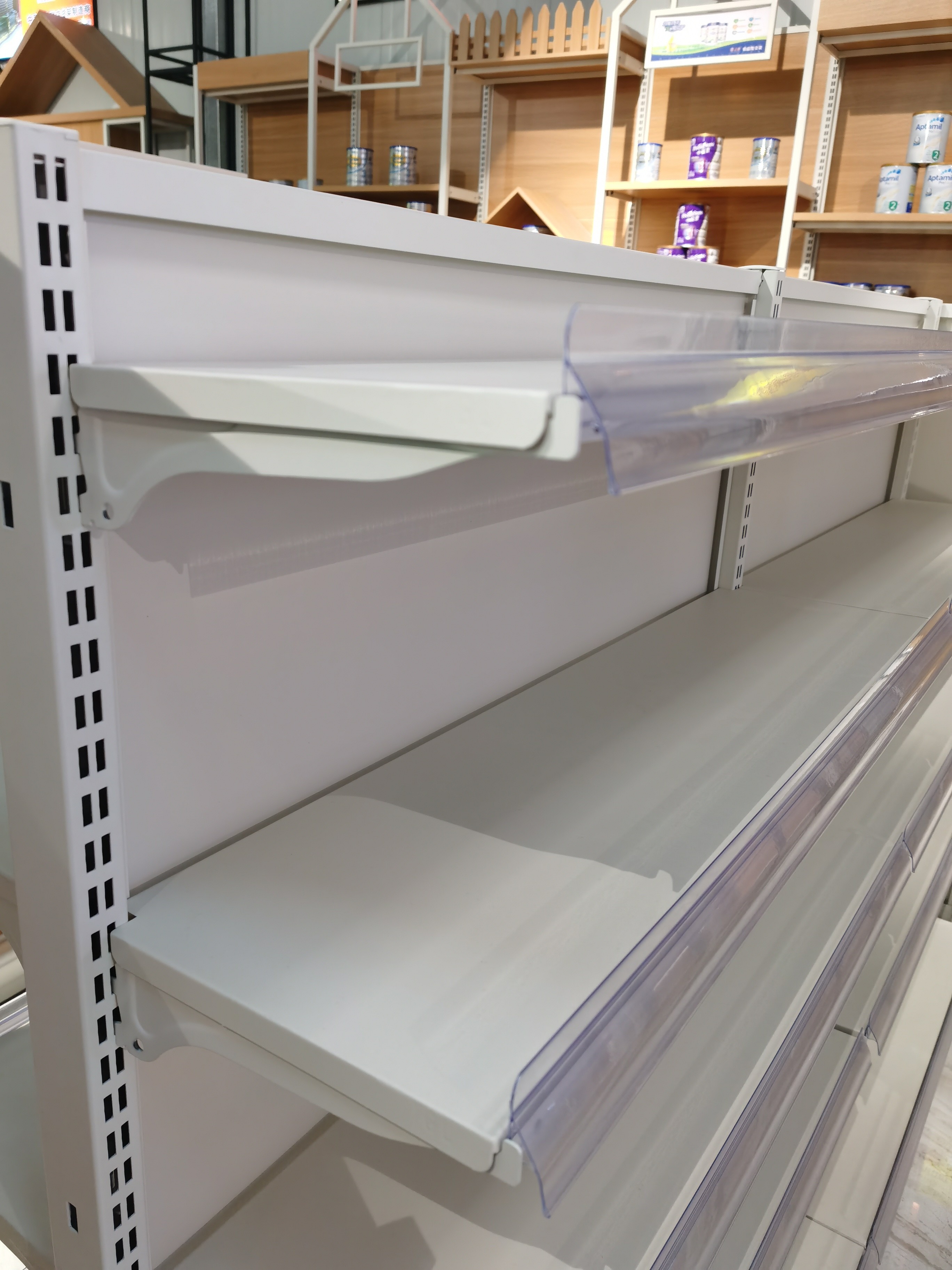 ODM Medical Store Display Rack For Medicine Shop 90×35+35×175cm Size