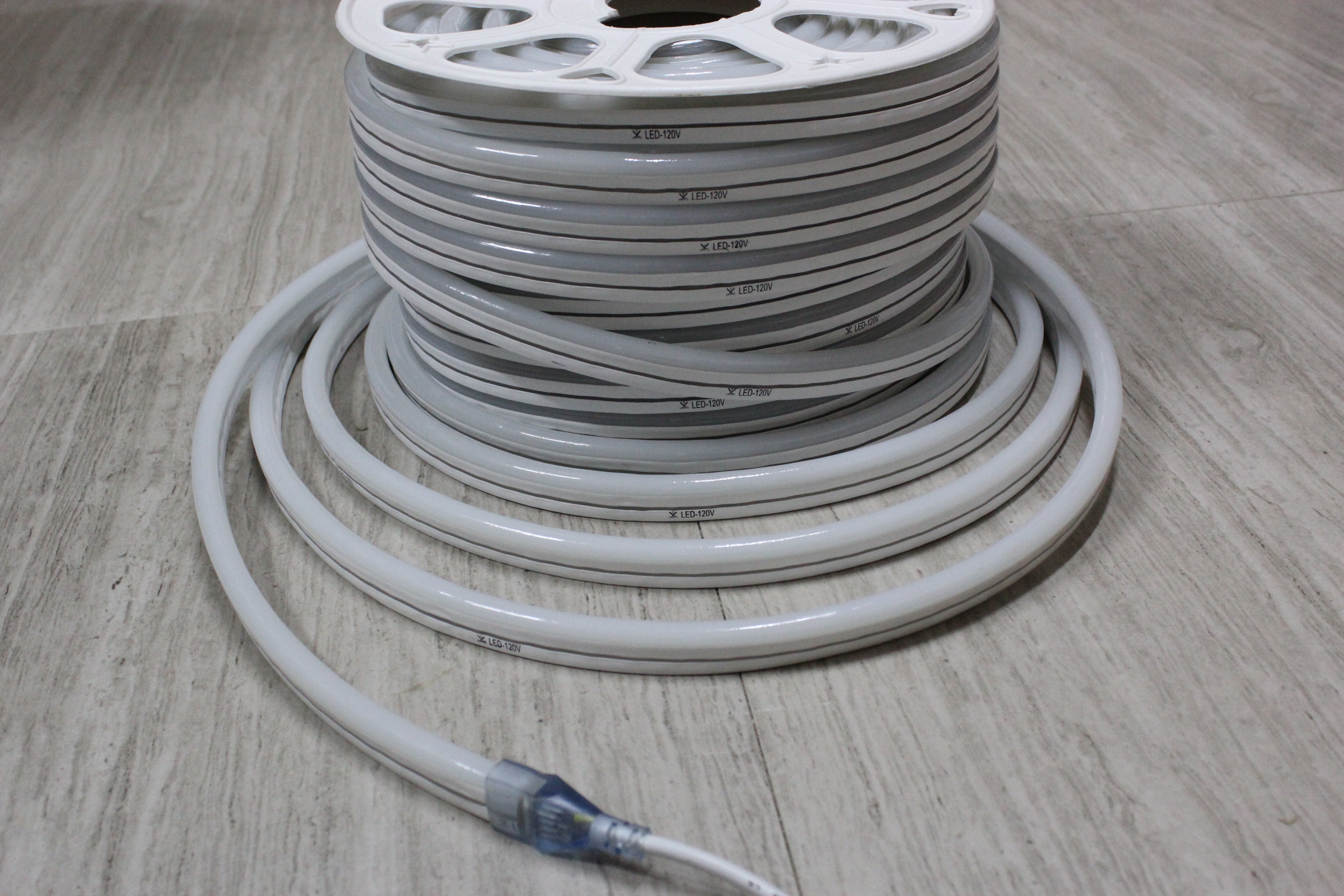 24v yellow popular led neon flex tube light PVC ultra thin neon flexible rope lamp strip 11x18mm outdoor decoration
