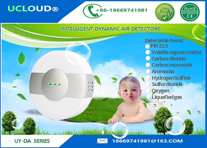 High Sensitivity Gas Sensor Air Quality Detector Air Quality Monitor PM2.5 Detector withTemperature and Humidity display