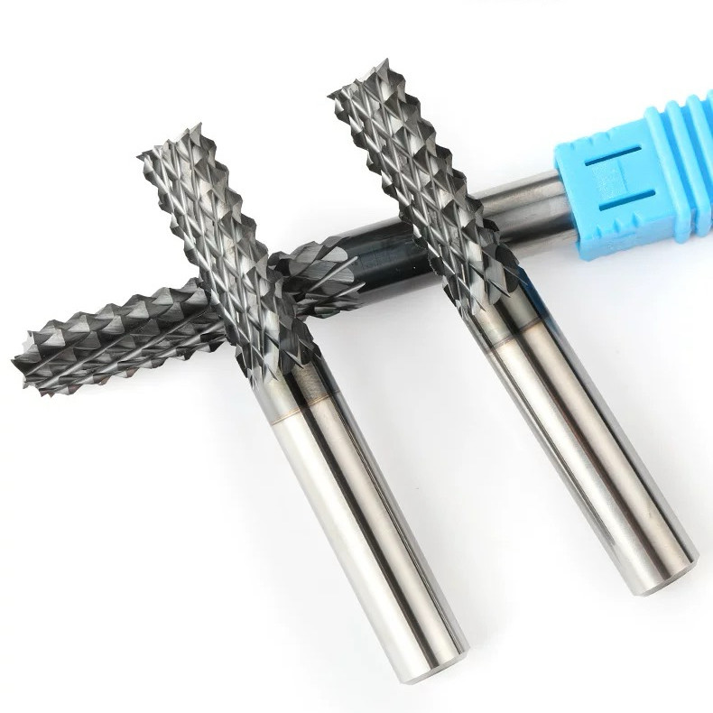 Tungsten Steel Alloy Corn Milling Cutter Composite CNC Tool Coarse Teeth Fast Cutting