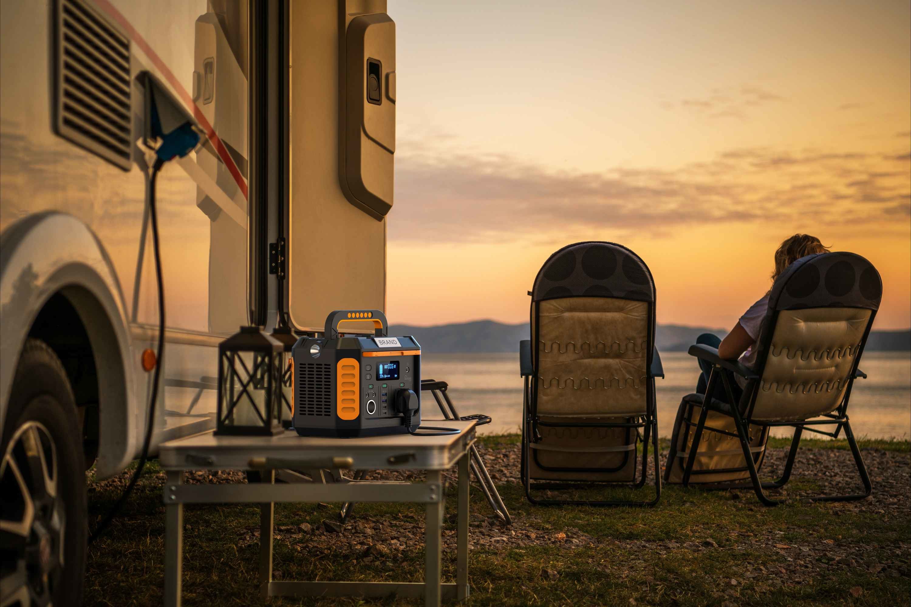 300 Watt Lithium Ion Portable Camping Power Station 460.8wh