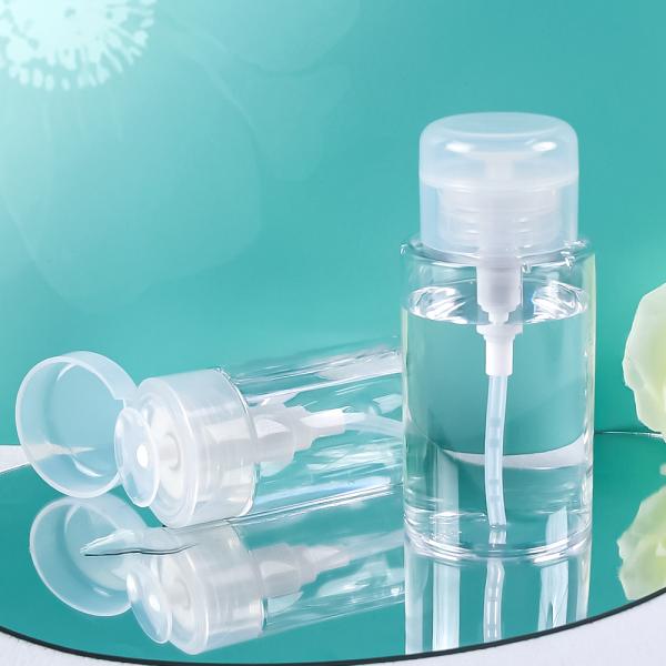 PP Plastic Screw Cap Makeup Remover Bottle with Flip Top