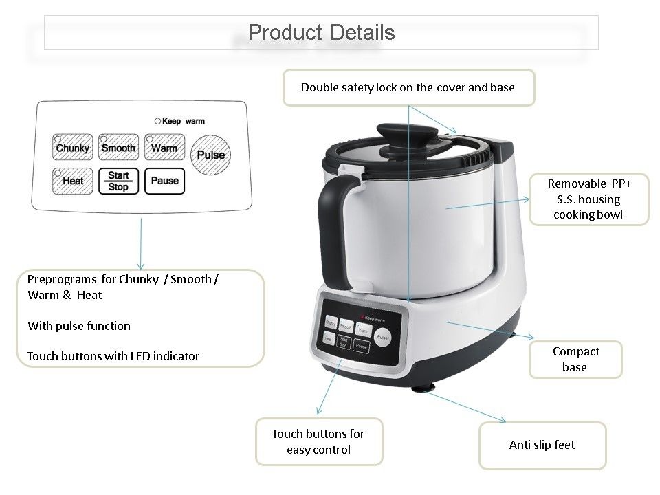 SM102 mini soup maker