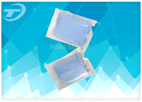 Hospital Disposable SMS Fabric Sterile Surgical Gown With Knitted Cuff