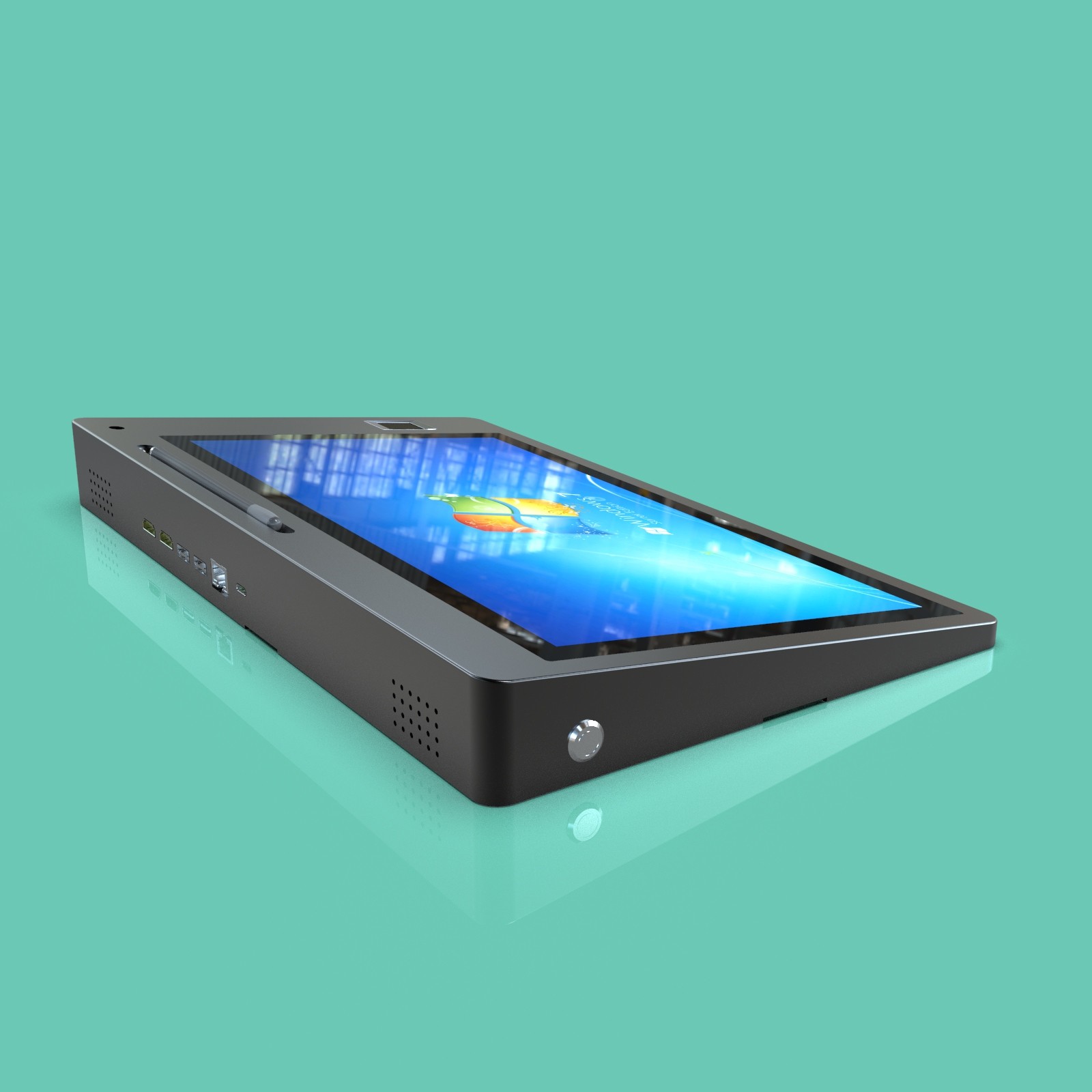 JP1401 14-Inch Desktop Windows System Electromagnetic Screen Handwriting Signature All-in-One Device offers a modern, paperless office solution