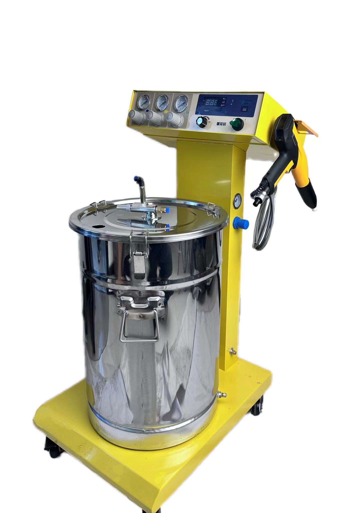 Powder Coating Spraying Equipment With Electrostatic Powder Coating Gun