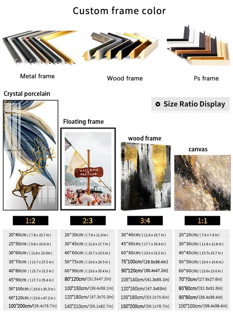 8 Color Print Method Hand Painted Colorful Textured Artwork Modern Oversize Abstract Wall Hanging Decor For The Living Room
