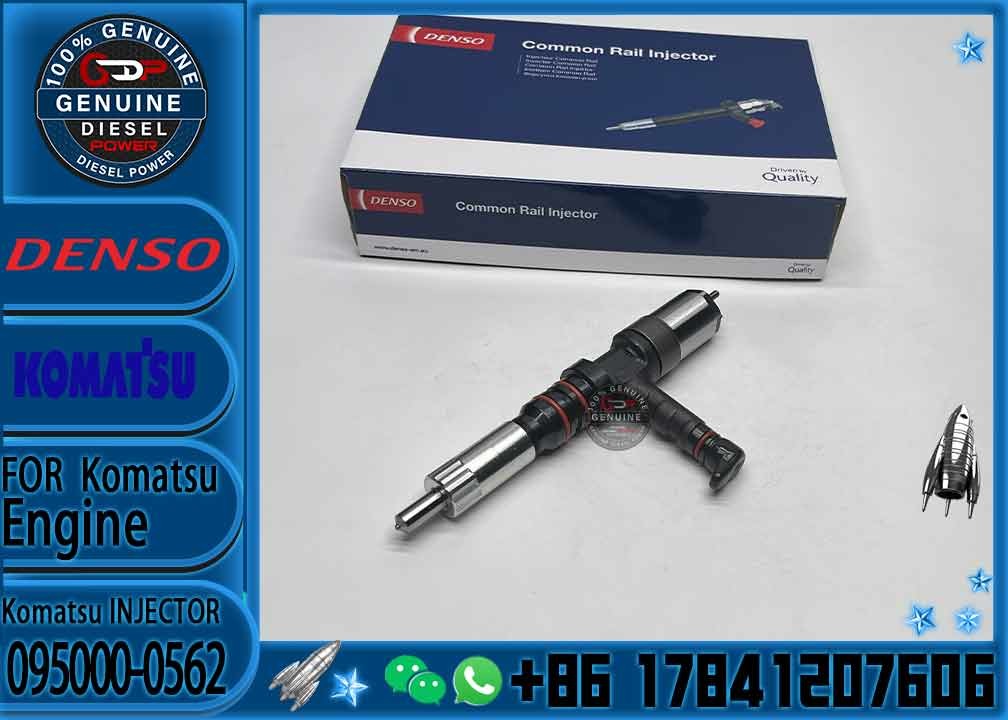 High Quality Electric Common Rail Injector 6218-11-3101 095000-0562 For Komatsu Sa6D140E