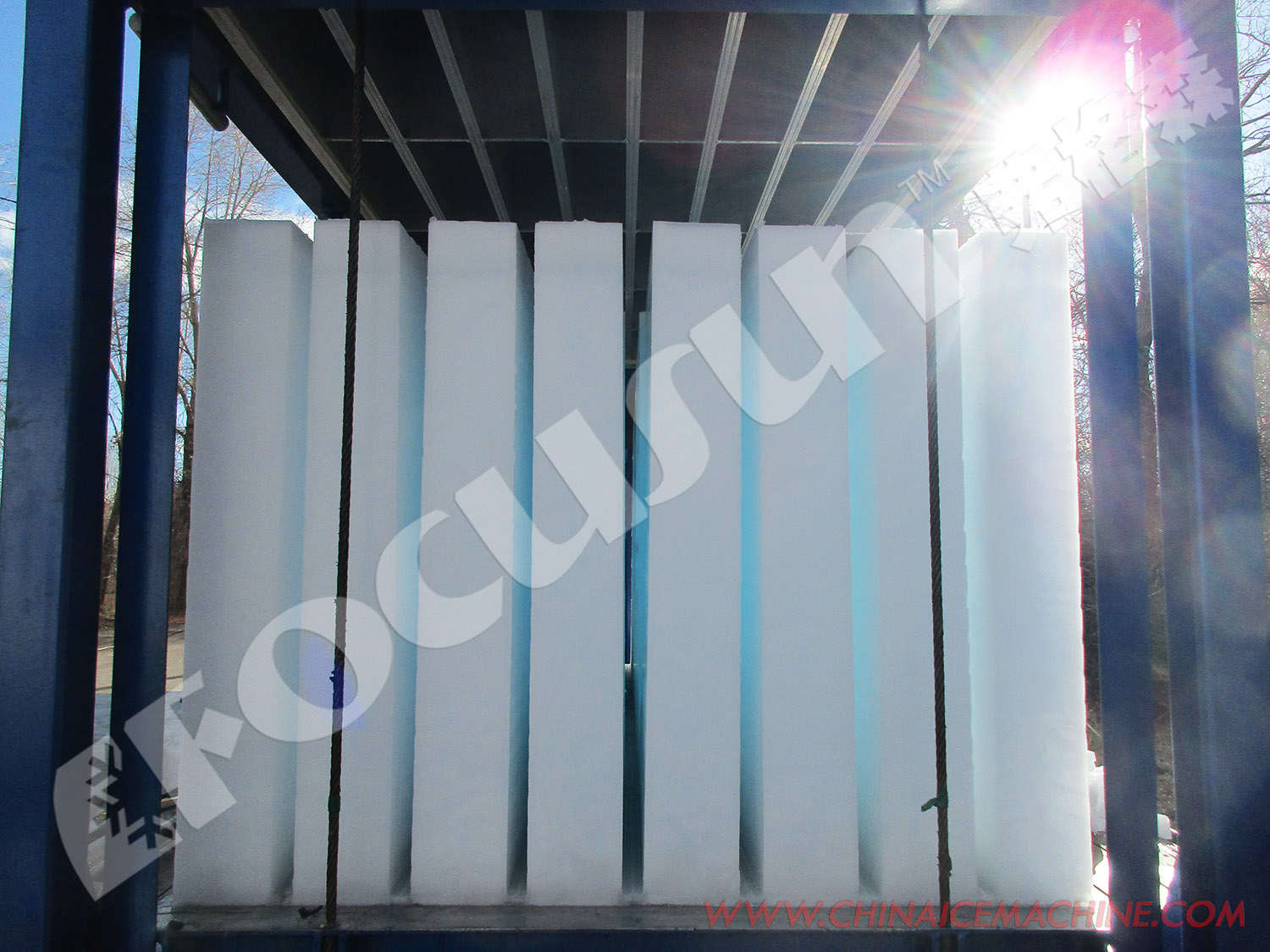 6-tonne Capacity Ice Block Machine for Bar or Block Ice in Sur Commande Dimensions
