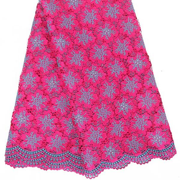 F50275 51"-52" width wholesale guipure embroidery lace fabric for dress/ suit/