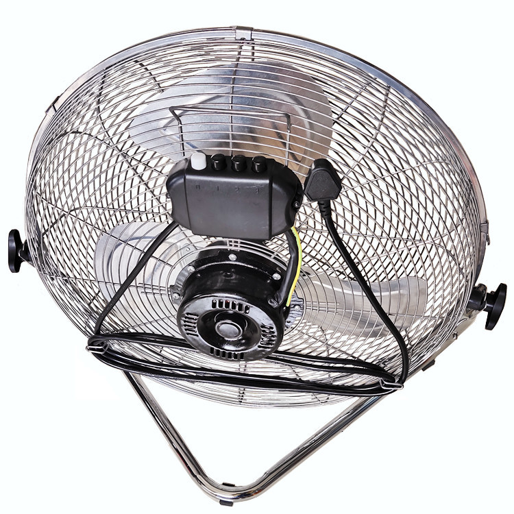 High Velocity Electric Oscillating Fan 16 Inch Metal Industrial Floor Fan