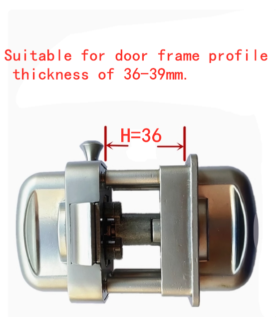 Security Bus Door Lock For Bus Driver Isolation Door / Enclosure