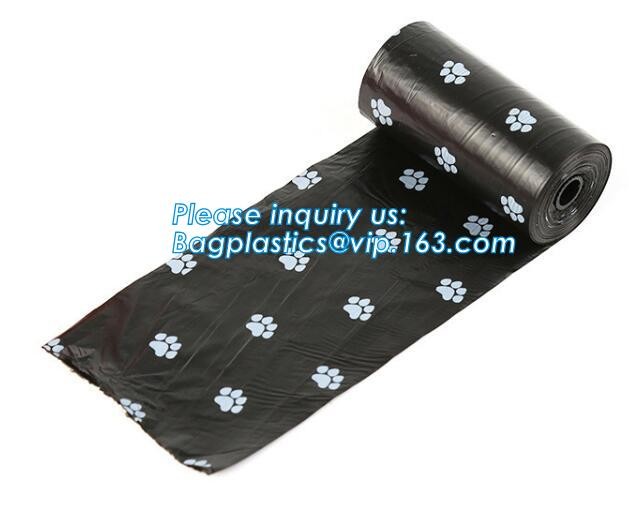 10 Rolls/150Pcs Plastic Pet Dog Waste Bags 33 * 22cm Durable Trash Cleaning Bag, cornstarch based compostable pet waste