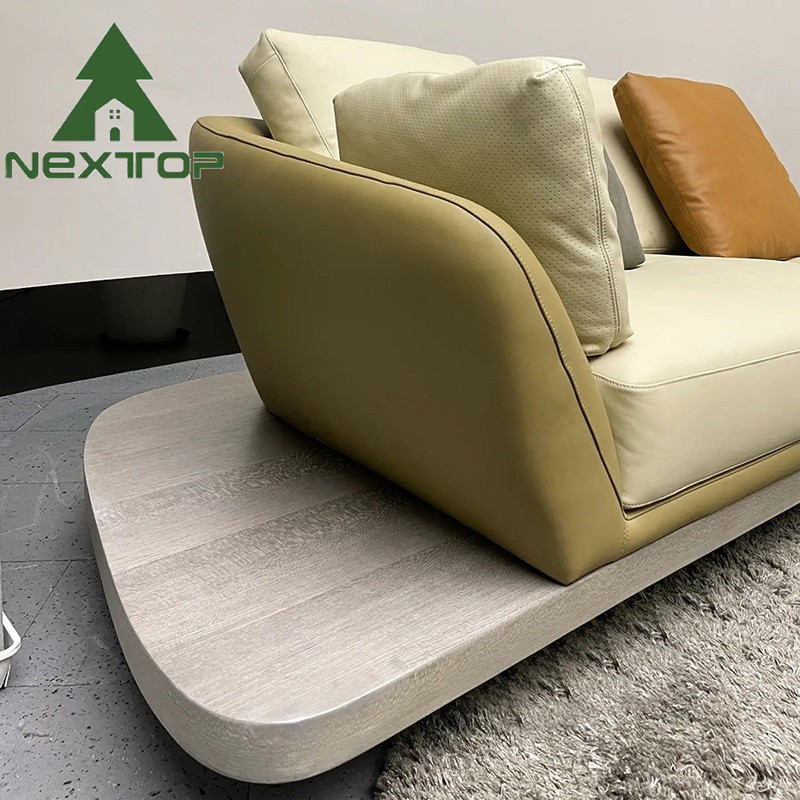 Custom Interior Luxury Sofa Furniture Elegant Curved Floor Seating Sofa