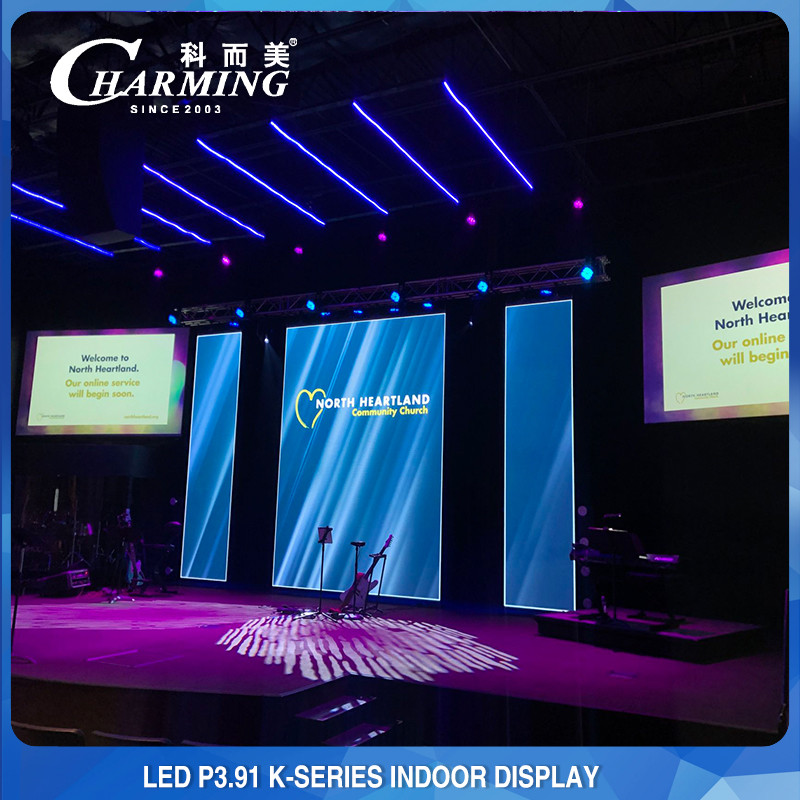 P3.91 Indoor Flexible LED Screen High Refresh 4k Aluminum Alloy Cabinet