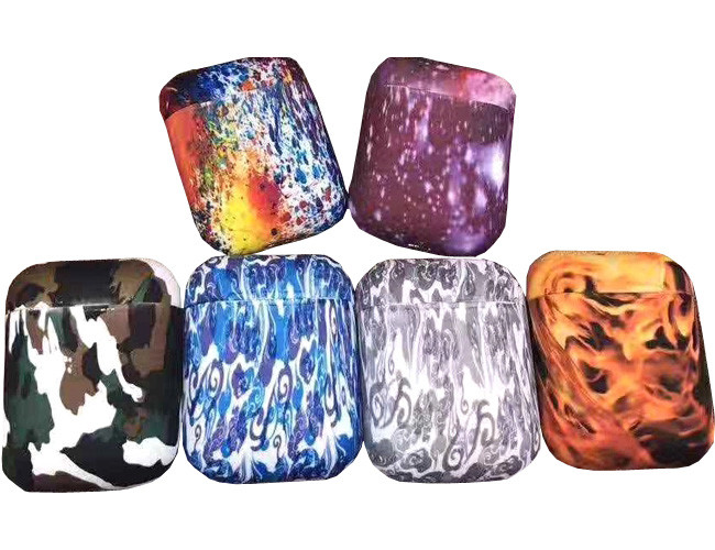 Rainbow Partten Colorful Earbuds Bluetooth 5.0 Custom Desgin Automatic Charging