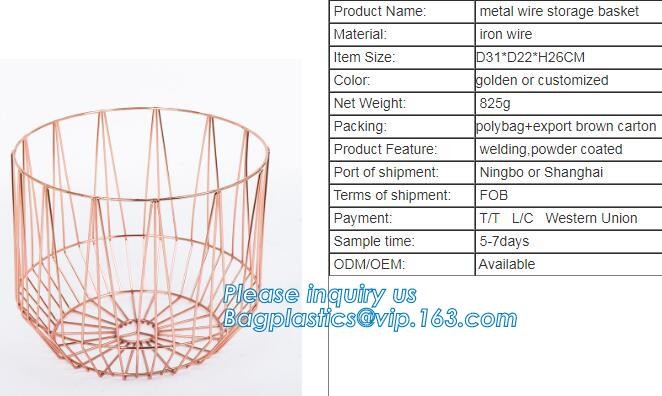 New Design Office Black Wire Mesh Baskets with Magnets, Flat Storage Baskets, Metal Wire 3 Tier Wall Mounted Kitchen Fru