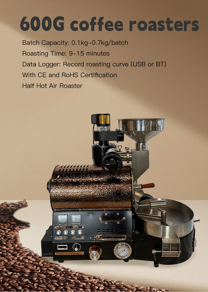 600g Electric Coffee Roaster Small Coffee Roasting Machine For Coffee Bean Cocoanut