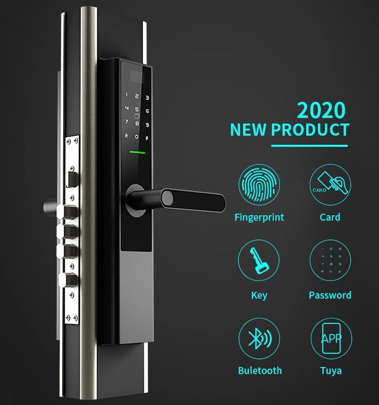 Alarm Tuya Zigbee Card Key Fingerprint Door Locks