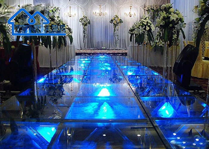 4x4ft And 4x8ft Platform Concert Acrylic Transparency Aluminum Alloy 6082-T6 Stage With Truss