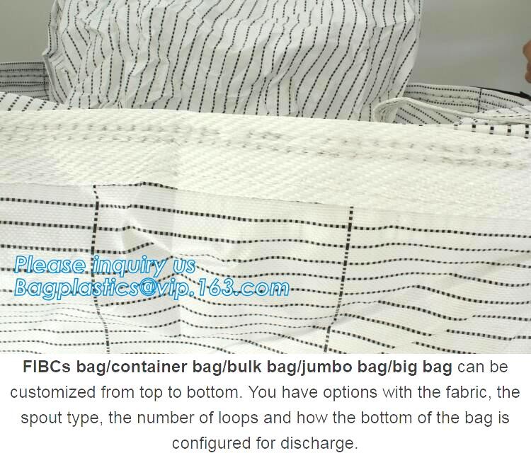 New arrival wholesale polypropylene woven plastic jumbo bag pp big bag for sand, building material,jumbo bag / FIBC bulk