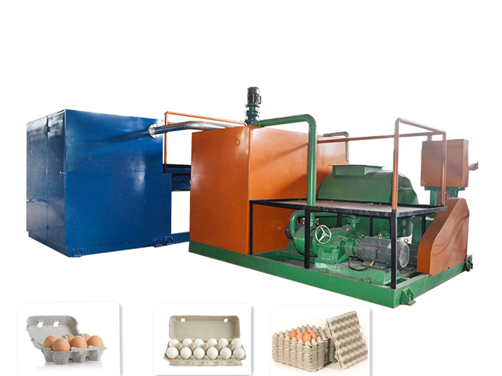 Rotary Egg Tray Making Machine For Paper Egg Carton And Apple Tray