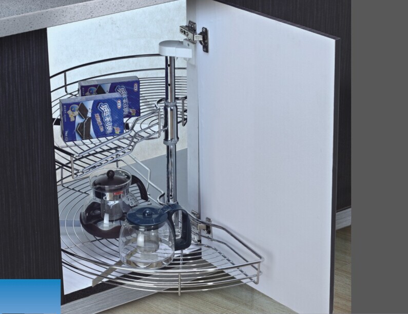 B022 Kitchen basket corner units:180°Revolve Basket(strength style)