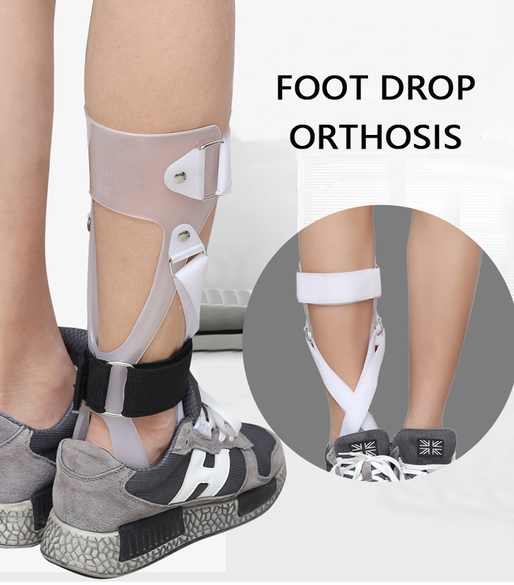 2022 New Design PP splint universal ankle foot support orthosis AFO Leaf Spring