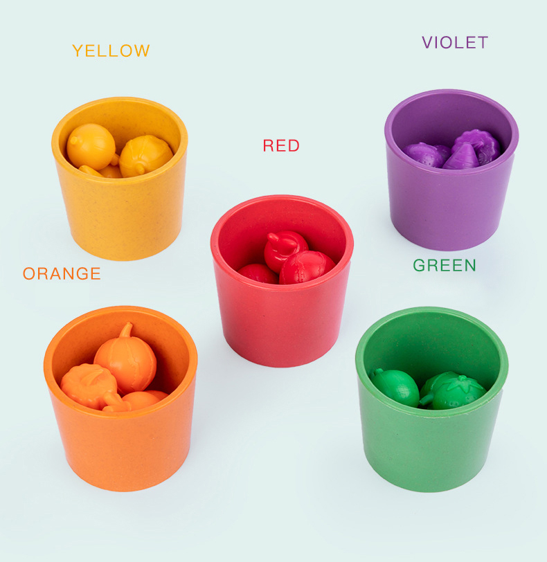 Simulate Farm Kids Wooden Toys Fruits Vegetables Harvest Grow Toys