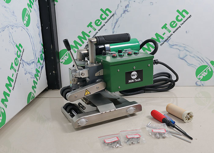 Overlap Hot Air Hdpe Wedge Welder For Fish Tank