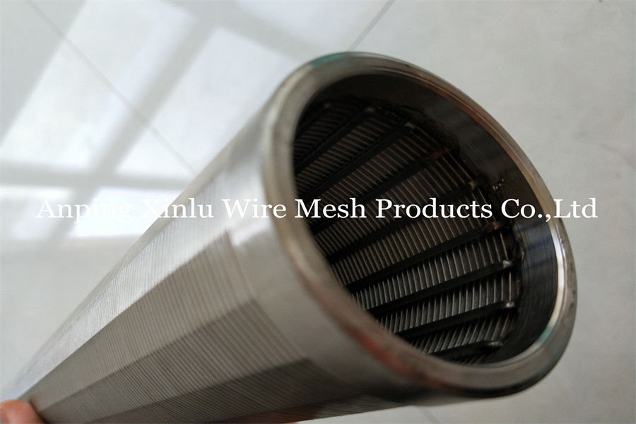 304L Stainless Steel Wedge Wire Continuous Slot Screen Pipe 10ft Length