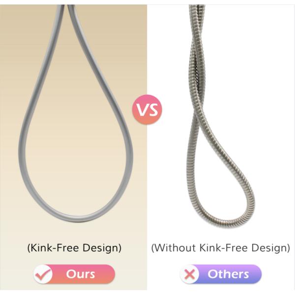 79 Inches Flexible Hand Held Shower Hose Anti Kink