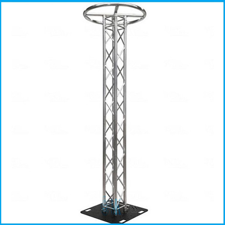 Aluminum Alloy Truss System Base Plate for Square Ground Support Structure Solution