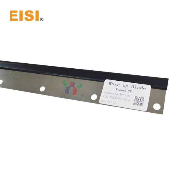 Komori L28 Wash Up Blade 765X47X0.50mm 11 Holes 10 PCS/Carton