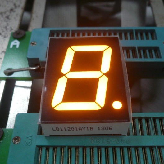1.2 Inch Single Digit 7 Segment LED Display For Cooling Control Panel