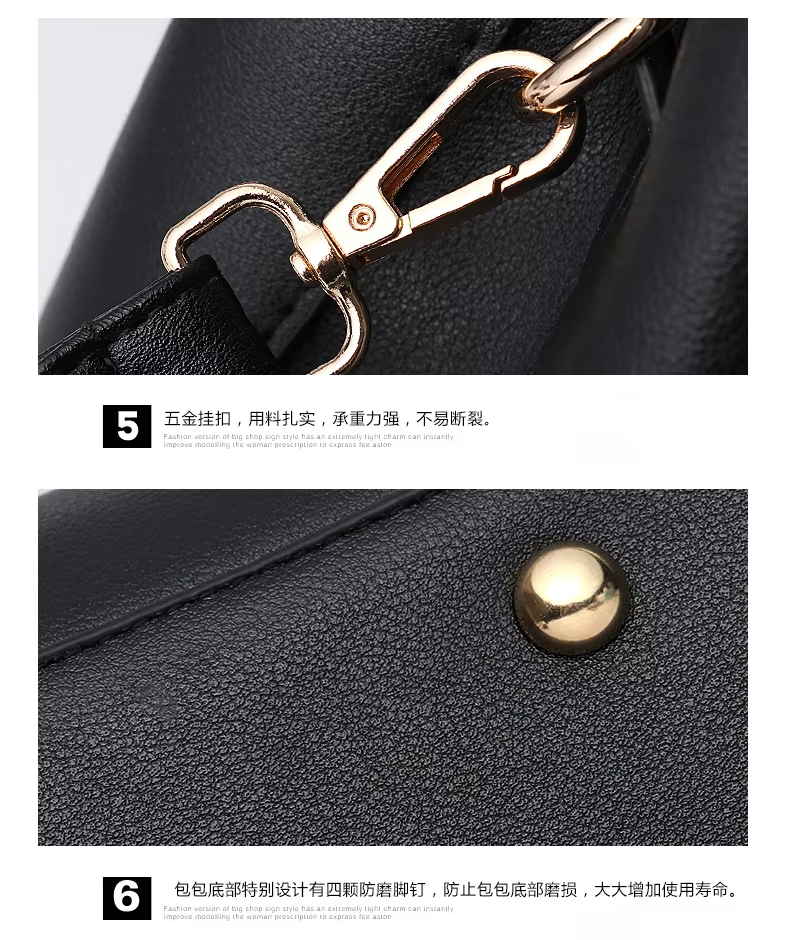 Waterproof Elegant Chinese Traditional Flower Vase Handbags Leather Tote Bags for Women