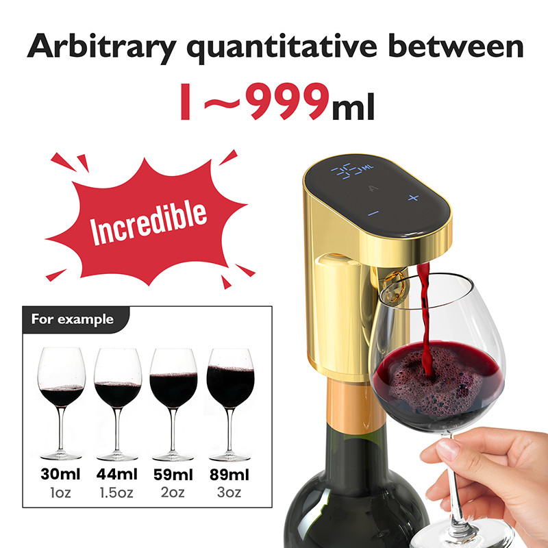 XHB-WP007 Automatic Wine Dispenser With Touch Screen And ABS In Black