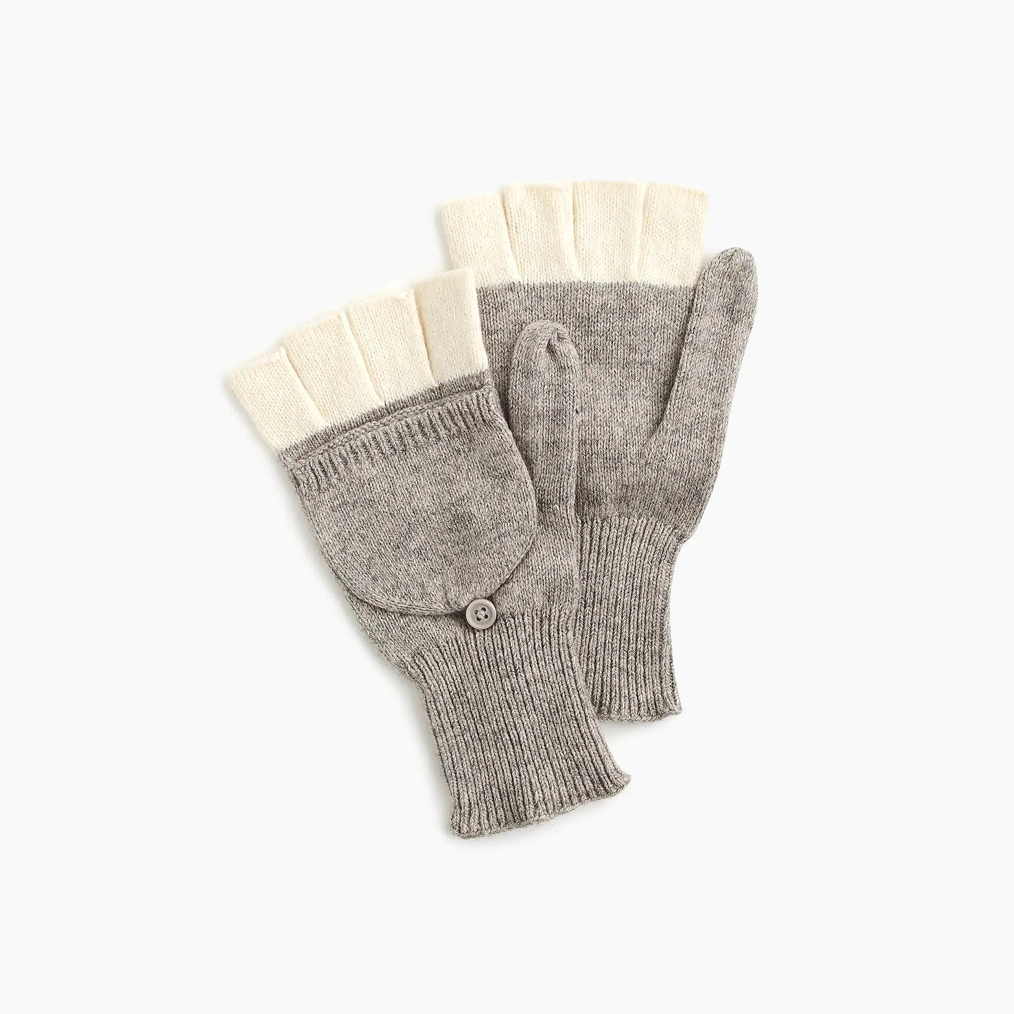Jersey Casual Winter Gloves For Girls , Custom Color Knitted Hand Gloves