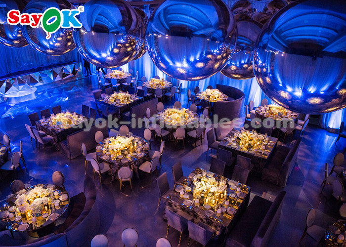 Big Inflatable Ball PVC Mirror Ball Customized Size For Event Decoration