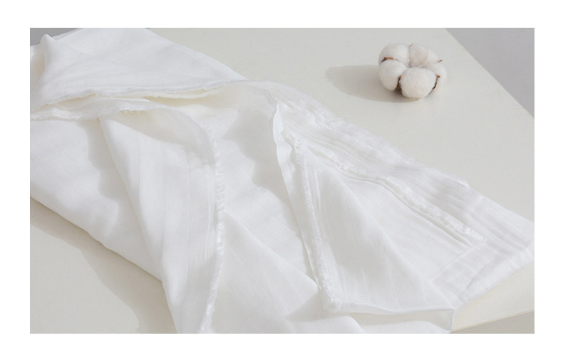 Breathable Six Layers Crepe Gauze Fabric Gauze Swaddle Fabric 40SX40S