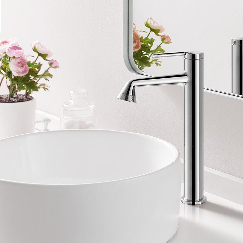 316.6mm Extended Basin Mixer Faucet Bathroom Brass Mixer Tap