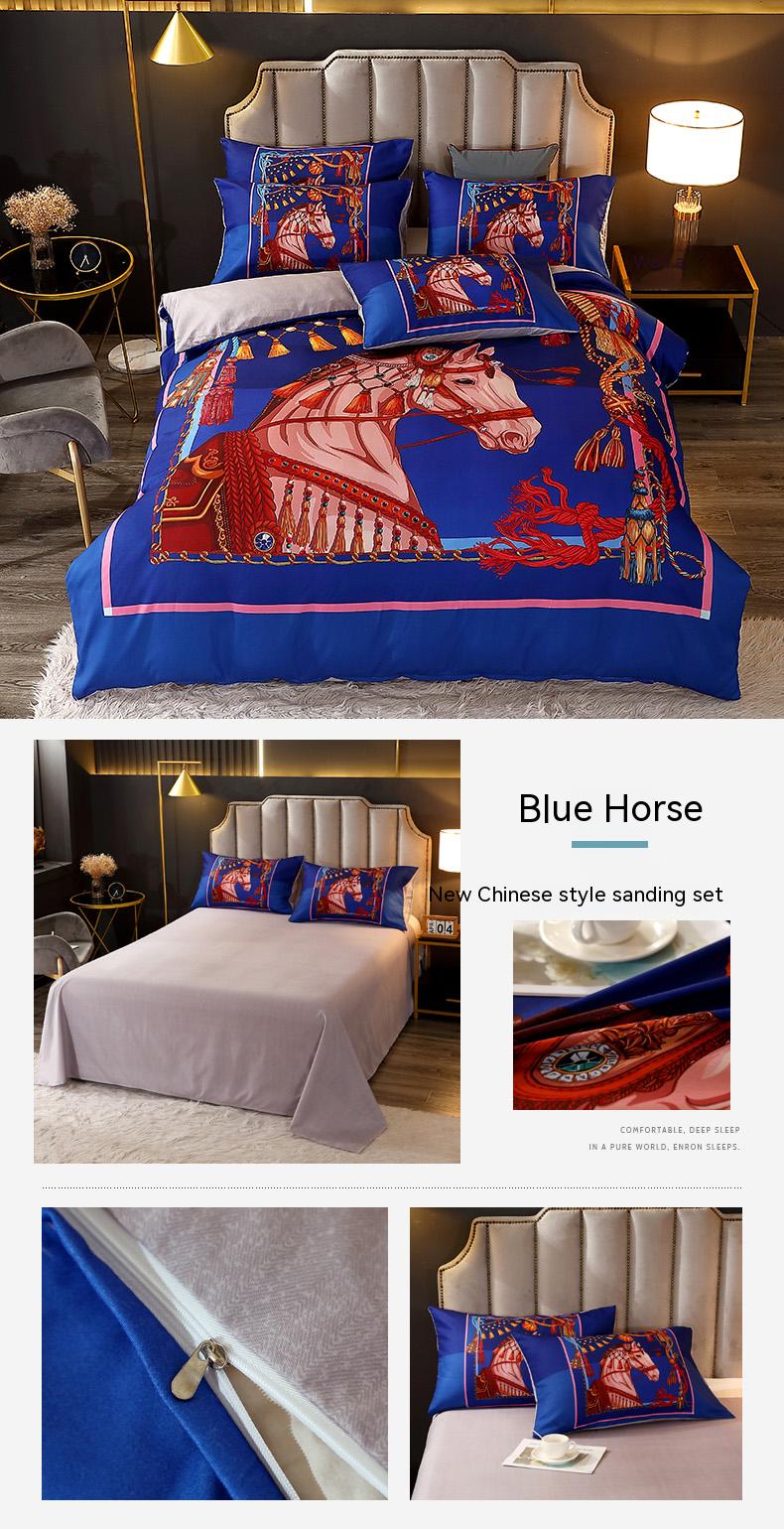 Home Luxury Bedding Set with Matching Curtains and Customizable Duvet Cover