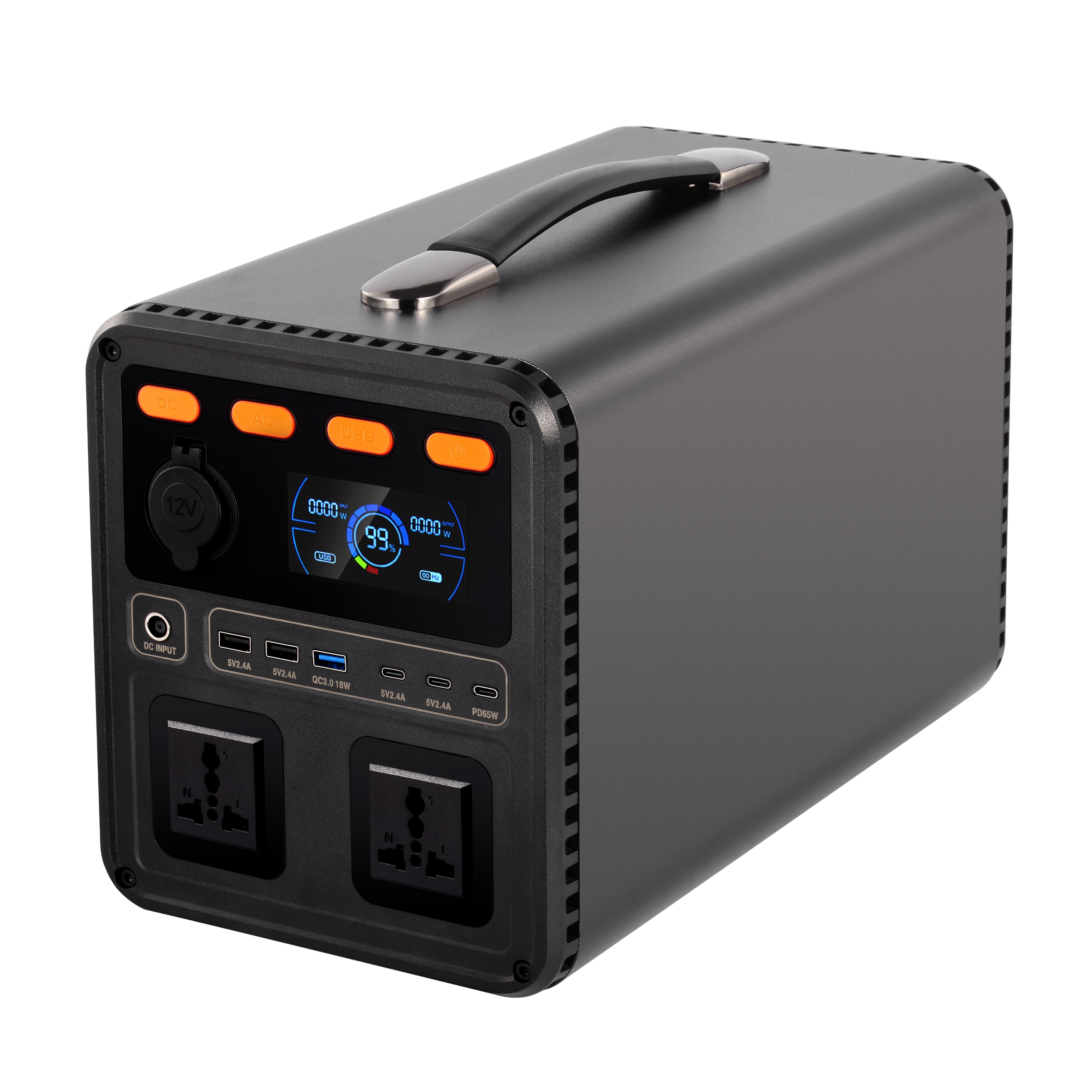 Long Lifespan Pure Sine Wave DC13V AC Output Power Up To 1300W Emergency Solar Power Generator With CE/UL Approved