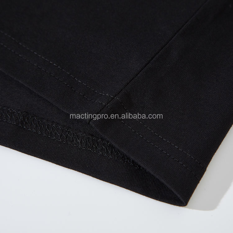 Custom T-Shirt Oversized Three Quarter Boxy Fit Drop Shoulder with Gothic Letter Print