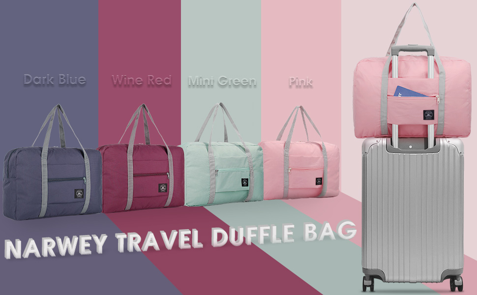 Xl 100l Foldable Custom Travel Bag For Luggage Gym Sports Large 18x13x6.3"