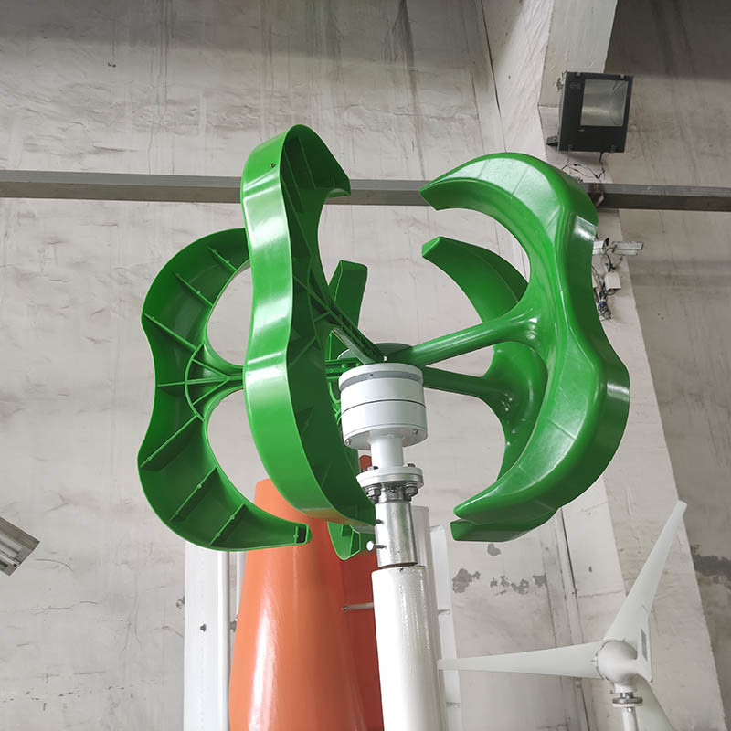50W 100W G Type VAWT Wind Turbine 200W 400W 12V 24V Vertical Axis Wind Turbine