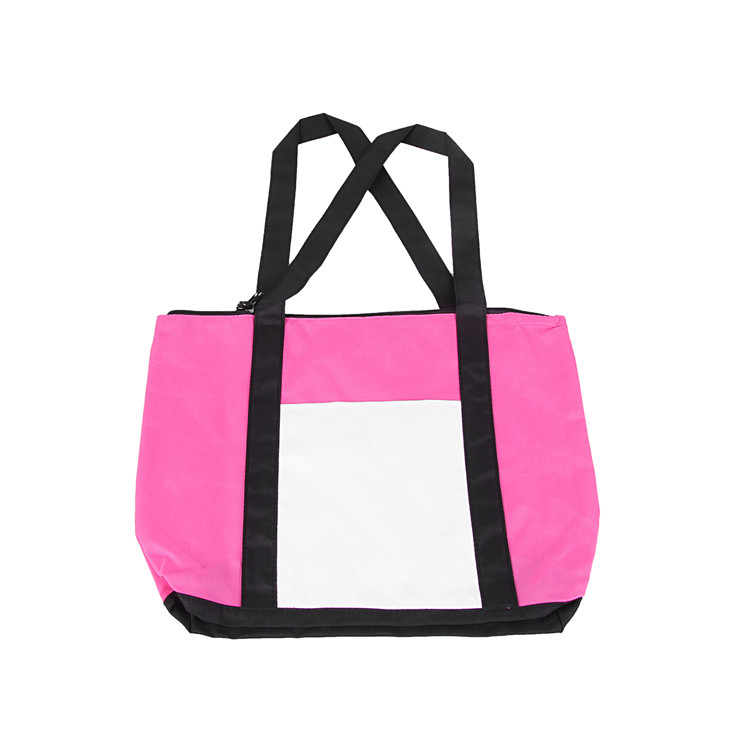 Colored Sublimation Diaper Bag Blanks Printable Canvas Mom Bag Sublimation Printing