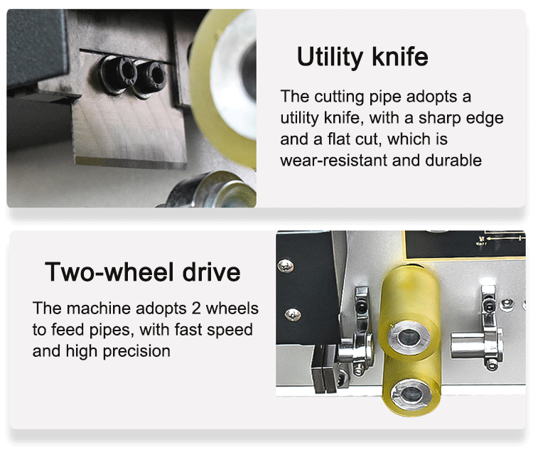Precision Cutting Machine for Popular YH-C10 Heat Shrinkable and PVC Silicone Tubes